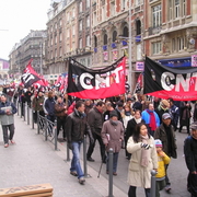 03 syndicat CNT lille manif 35 heures