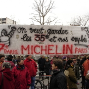 manifestation unitaire 2005-02-05 CGT Michelin-Paris-7 01