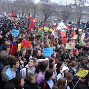 manifestation lycéens Paris 2005-02-10 008