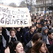 manifestation lycéens Paris 2005-02-10 017