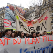 manifestation lycéens Paris 2005-02-10 028