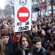 manifestation lycéens Paris 2005-02-10 035