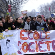 manifestation lycéens Paris 2005-02-10 JC 001