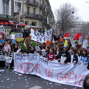 manifestation lycéens Paris 2005-02-10 coordination 003