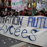 nifestation lycéens Paris 2005-03-08 07