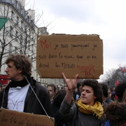 manifestation lycéens Paris 2005-03-08 26