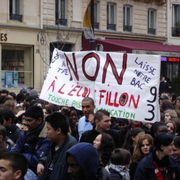 manifestation lycéens Paris 2005-03-08 16