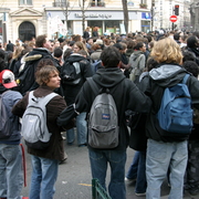 Etudiants et lycéens contre le CPE