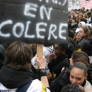 Etudiants et lycéens contre le CPE