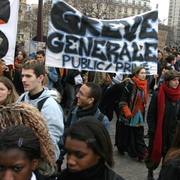 Etudiants et lycéens contre le CPE