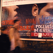 Action de barbouillage anti-publicitaire