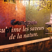 Action de barbouillage anti-publicitaire