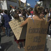 Manif anti CPE ile de la Réunion