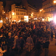 Rassemblement spontané soir du 31 mars