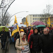 manifestation contre l'EPR à Cherbourg