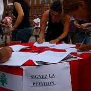 Signature de la pétition