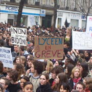Manifestation lycéenne 10/02/2005