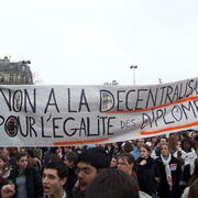 Manifestation lycéenne 15/05/2005