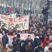 Manifestation lycéenne 10/02/2005