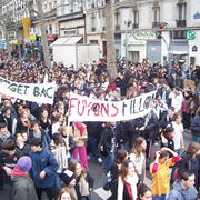 Manifestation lycéenne 10/02/2005