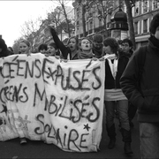 Manif lycéenne pour les sans-papiers