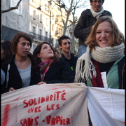 Manif lycéenne pour les sans-papiers