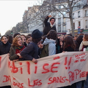 Manif lycéenne pour les sans-papiers
