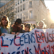 Manif lycéenne pour les sans-papiers
