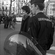 Manif lycéenne pour les sans-papiers