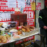 buffet froid dans l'air froid