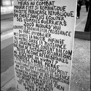 Où étiez-vous lui vivant?