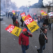 Cheminots à Paris