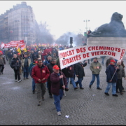 Cheminots à Paris