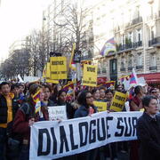 Manifestation au Trocadero-Ambassade de Chine, pour le tibet libre 10 mars 2007