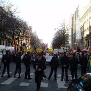 Manifestation au Trocadero-Ambassade de Chine, pour le tibet libre 10 mars 2007