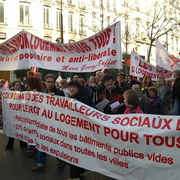 Manifestation pour le droit au logement du 11 mars 2007