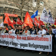 Manif alcatel