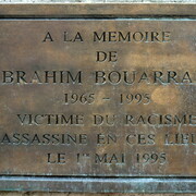 Hommage à Brahim Bouarram le 1er mai 2007