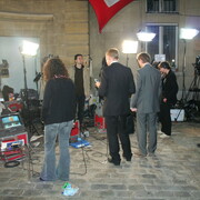 la salle de presse rue  Solférino