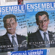 Panneaux électoraux le 09 mai 07