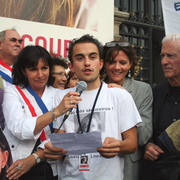 Hervé Marro du comité de soutien Paris