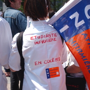 Etudiante en colère