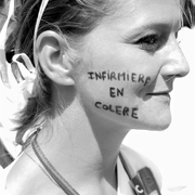 Infirmière en colère
