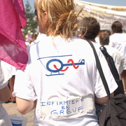 Infirmière en grève