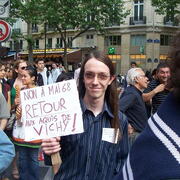 Manif de droite" 12 juin 2007 Paris 5 ème