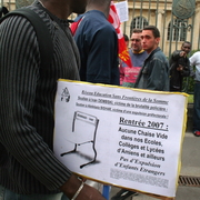 Manifestation  RESF le 05-09-2007 Amiens