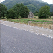 Chantier voie rapide dans la vallée d'Aspe (64)