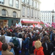 Manif sans papiers bien sécurisée