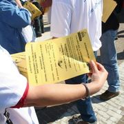 Manifestation CFTC au 3 féstival du film GROLANDAIS