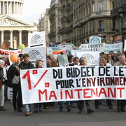 1% du budget de l'état pour l'environnement!